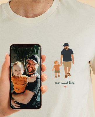 Dad and me from your photo