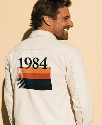 Shirt Customized retro year - Papy's gift, Grandma's gifts, EVJF