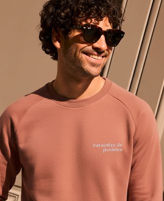 Sweatshirt homme Caractère brodé personnalisé - Cadeaux Couple