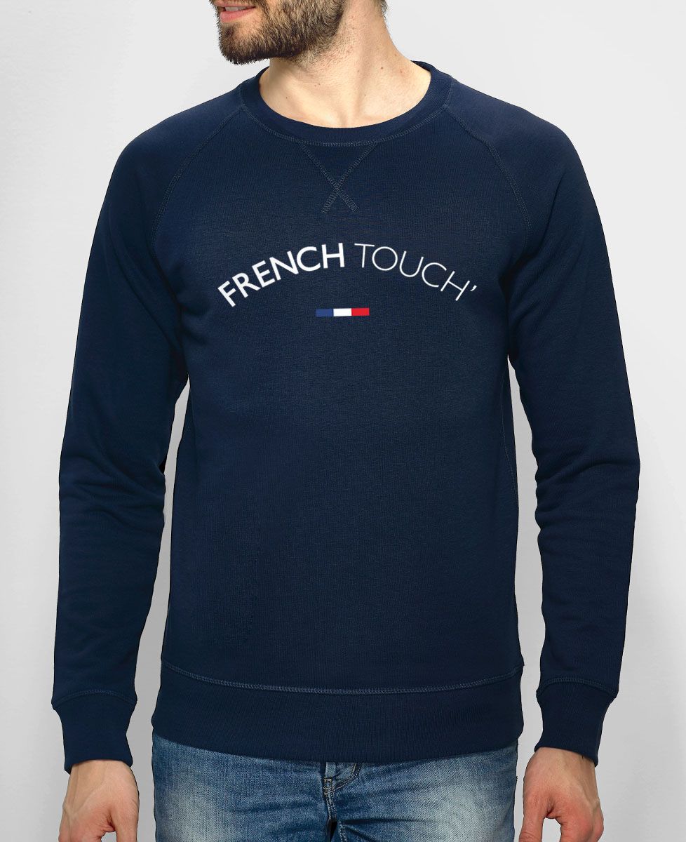 Sweatshirt homme French Touch' - Cadeaux Couple