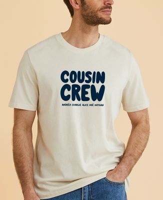T-shirt homme Cousin crew personnalisé