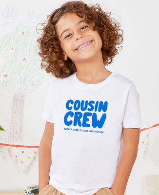 T-shirt enfant Cousin crew personnalisé