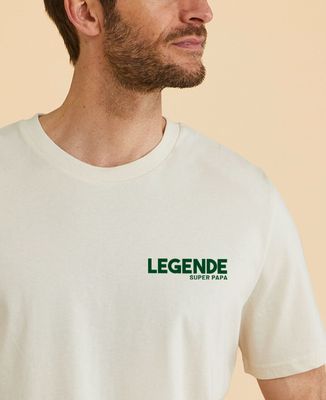 T-shirt homme Légende papa mini personnalisé