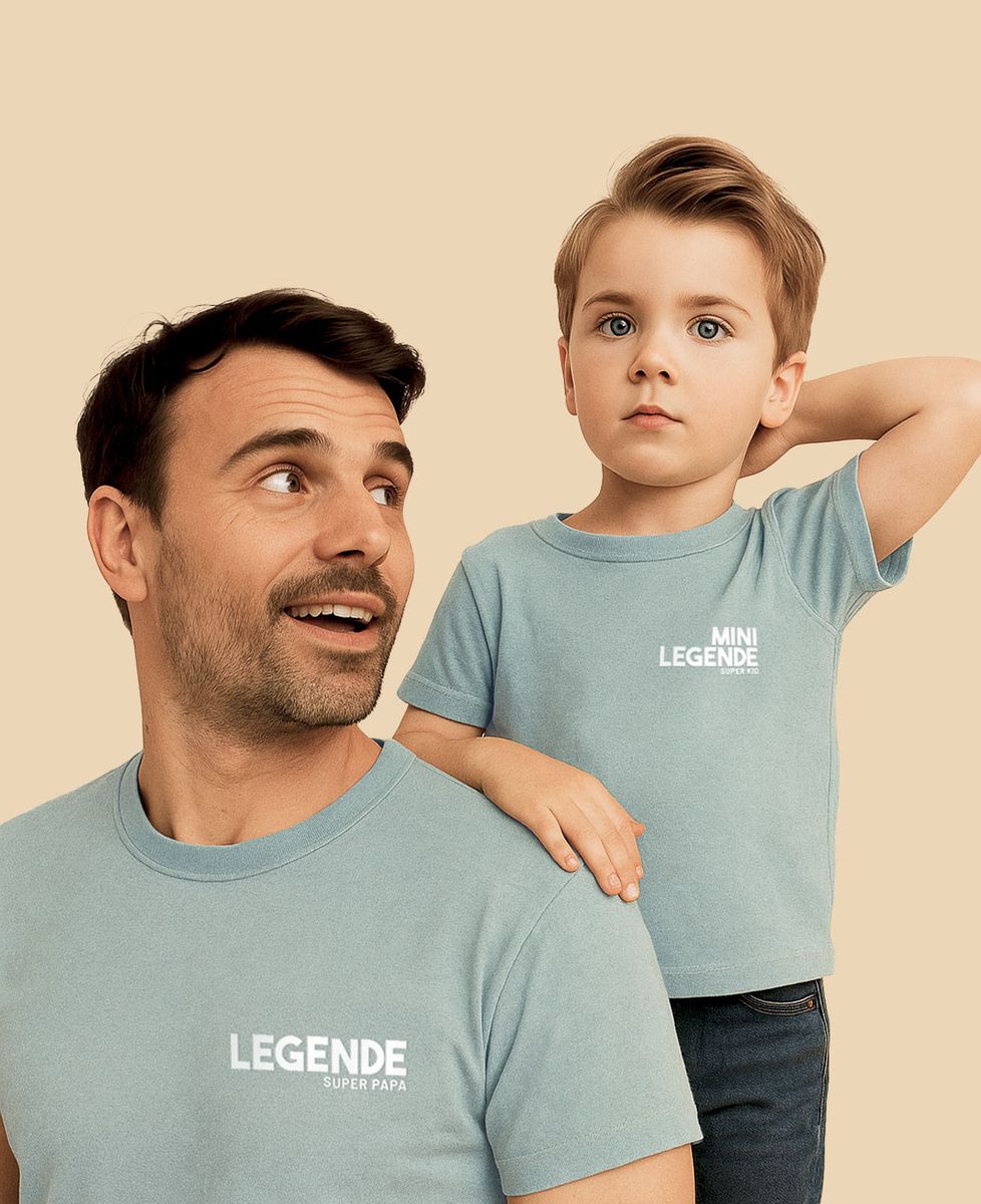 Papa Mini T-shirt homme Légende papa mini personnalisé | Monsieur TSHIRT
