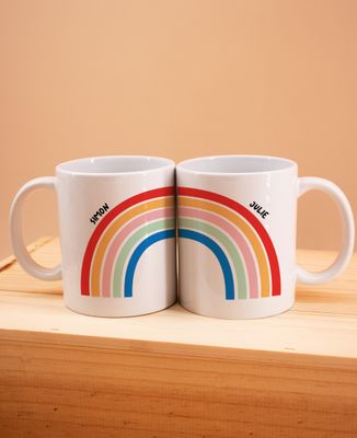 Regenbogen und personalisierte Namen