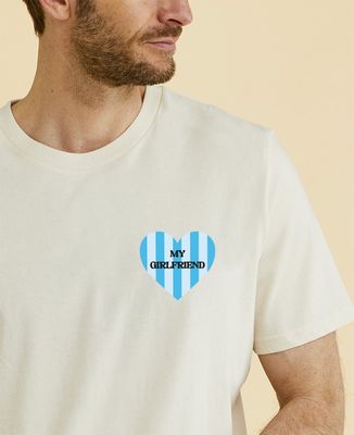 Corazón con motivo y texto personalizado