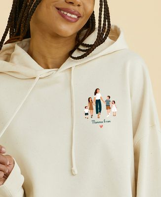 Hoodie per lei Mamma e noi personalizzati - Regali per la mamma, Regali per coppie