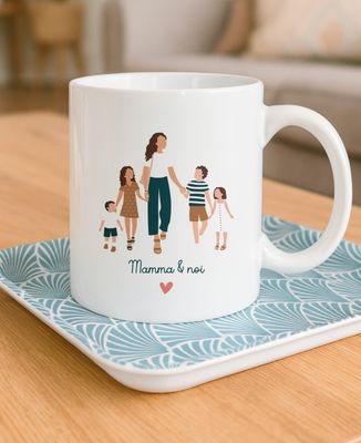 Tazza Mamma e noi personalizzati - Regali per la mamma, Regali per coppie