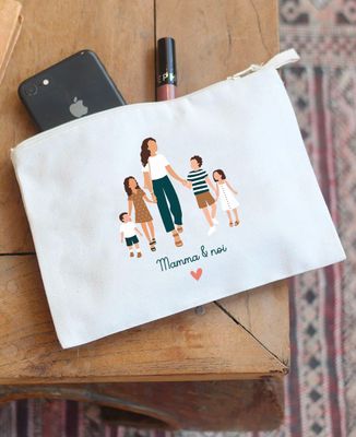 Pochette Mamma e noi personalizzati - Regali per la mamma, Regali per coppie