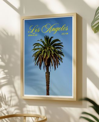 Poster Personalized travel photo - Couple gifts