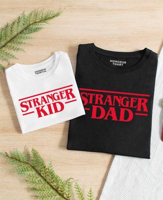Box Stranger Dad/Kid t-shirt duo