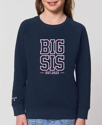 Big sis et prénom sur la manche