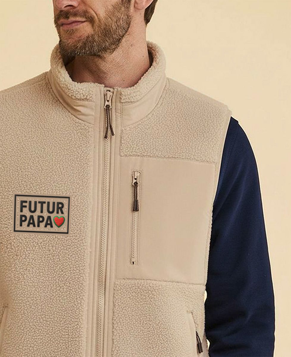 Veste polaire Futur Papa (brodé) - Cadeaux Papa, Cadeaux Maman, Future Maman, Cadeaux Couple