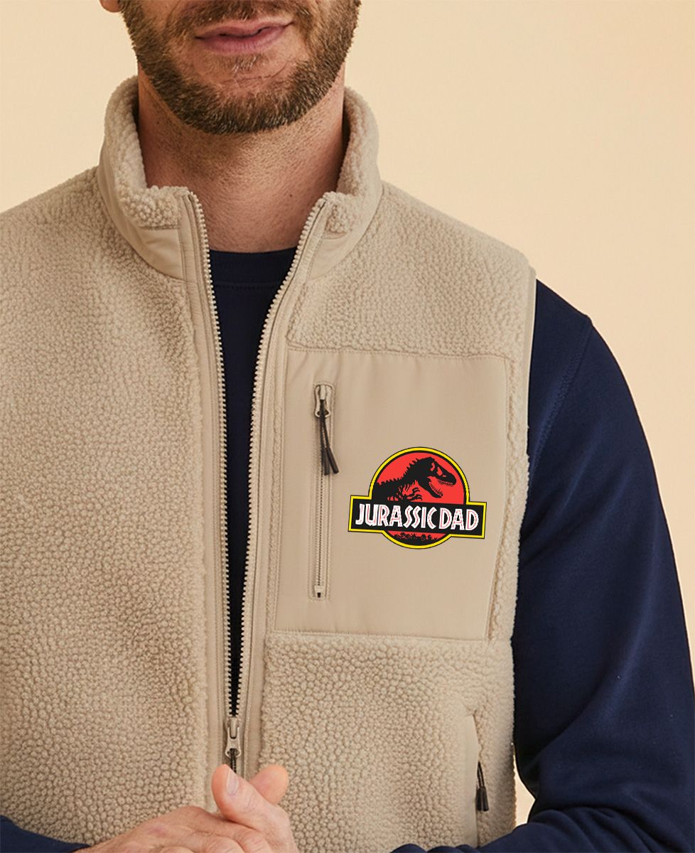 Veste polaire Jurassic Dad - Cadeaux Papa, Geek & Jeux vidéo