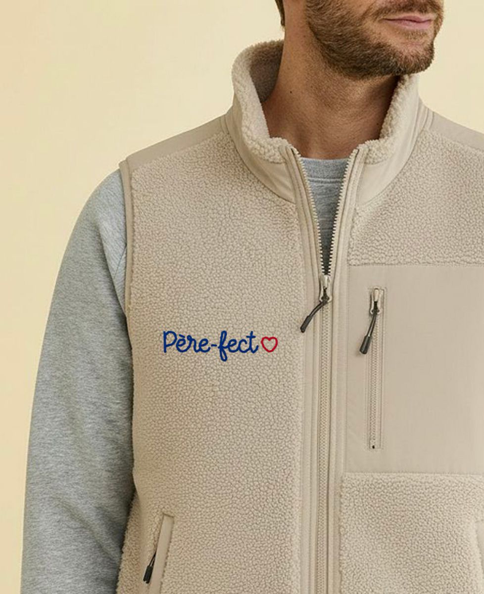 Veste polaire Père-fect (brodé) - Cadeaux Papa