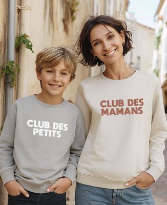 Sweatshirt enfant Club des petits personnalisé en velours