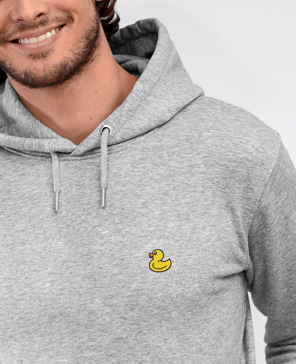 Hoodie Männer Gelbe Ente (gestickt) - Geschenke für Paare, Tiere