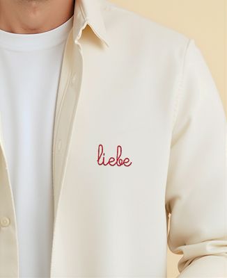 Hemd Individueller handgestickter Text - Papa-Geschenke, Geschenke Mama, Geschenke für Paare