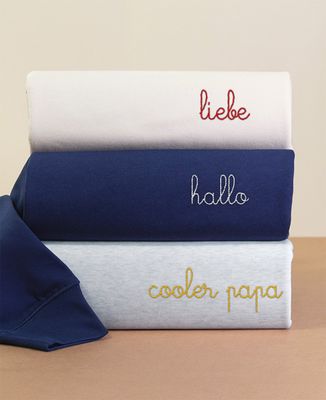 Sweatshirt Mann Individueller handgestickter Text - Papa-Geschenke, Geschenke Mama, Geschenke für Paare