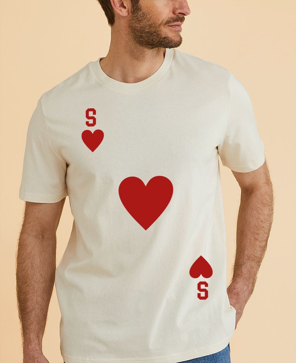 Top T-shirt Femme Avec Cœur Rouge - Marque Per Una By M&S - Taille 16 - Pêche - Neuf Avec étiquette