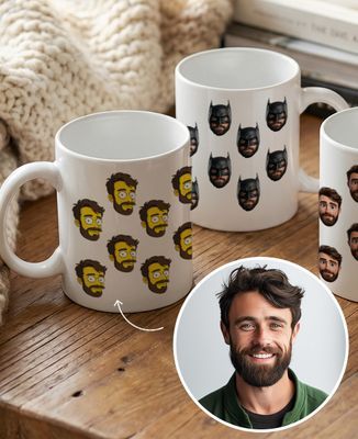 Mug Face with the AI filter of your choice - Couple gifts, Gifts for Couples
