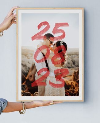 Poster Persönliches Datum und Foto - Geschenke für Paare, Geschenke Paar Frau, Geschenke Paar Mann