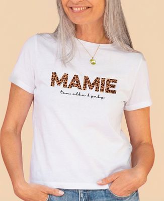 T-Shirt Frau Oma mit eigenem Motiv und Namen - Geschenke Oma