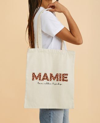 Tote Bag Nonna con disegno e nome personalizzato - Regali per la nonna