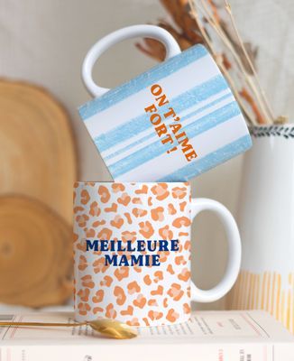 Texte et motif coloré personnalisés