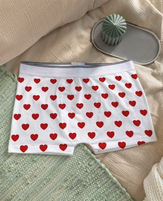 Printed boxer shorts Personalized colored hearts - Couple gifts, Woman Couple Gifts, Gifts for Couples