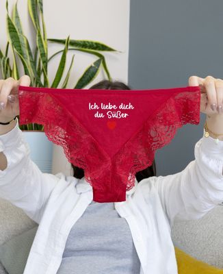 Tanga Ich liebe dich du SüBer - Geschenke für Paare