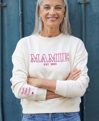 Mamie et prénoms des enfants sur la manche