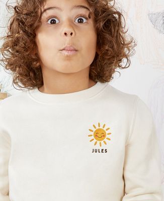 Sweatshirt enfant Petit rayon de soleil personnalisé - Cadeaux Mamie