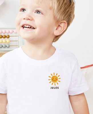 T-shirt bébé Petit rayon de soleil personnalisé - Cadeaux Mamie