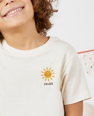 T-shirt enfant Petit rayon de soleil personnalisé - Cadeaux Mamie