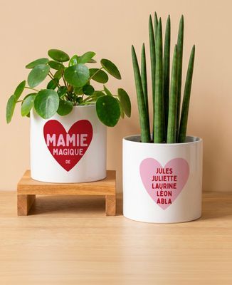 Pot de fleurs Mamie magique de prénoms personnalisés - Cadeaux Mamie