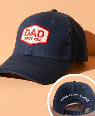 Cap Daddy vintage logo and embroidered names - Gifts for Dad