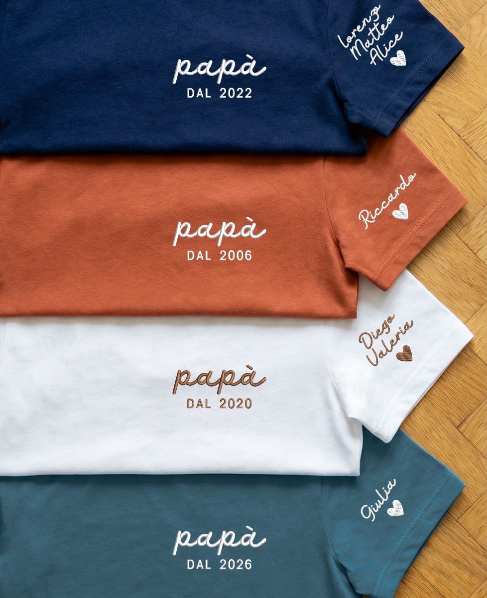 Papà Papà Papà Personalizzato con Nomi Frecce Cuore Nome & Anno di Papà Papà Papà Personalizzato con Nomi Frecce Cuore Nome & Anno di