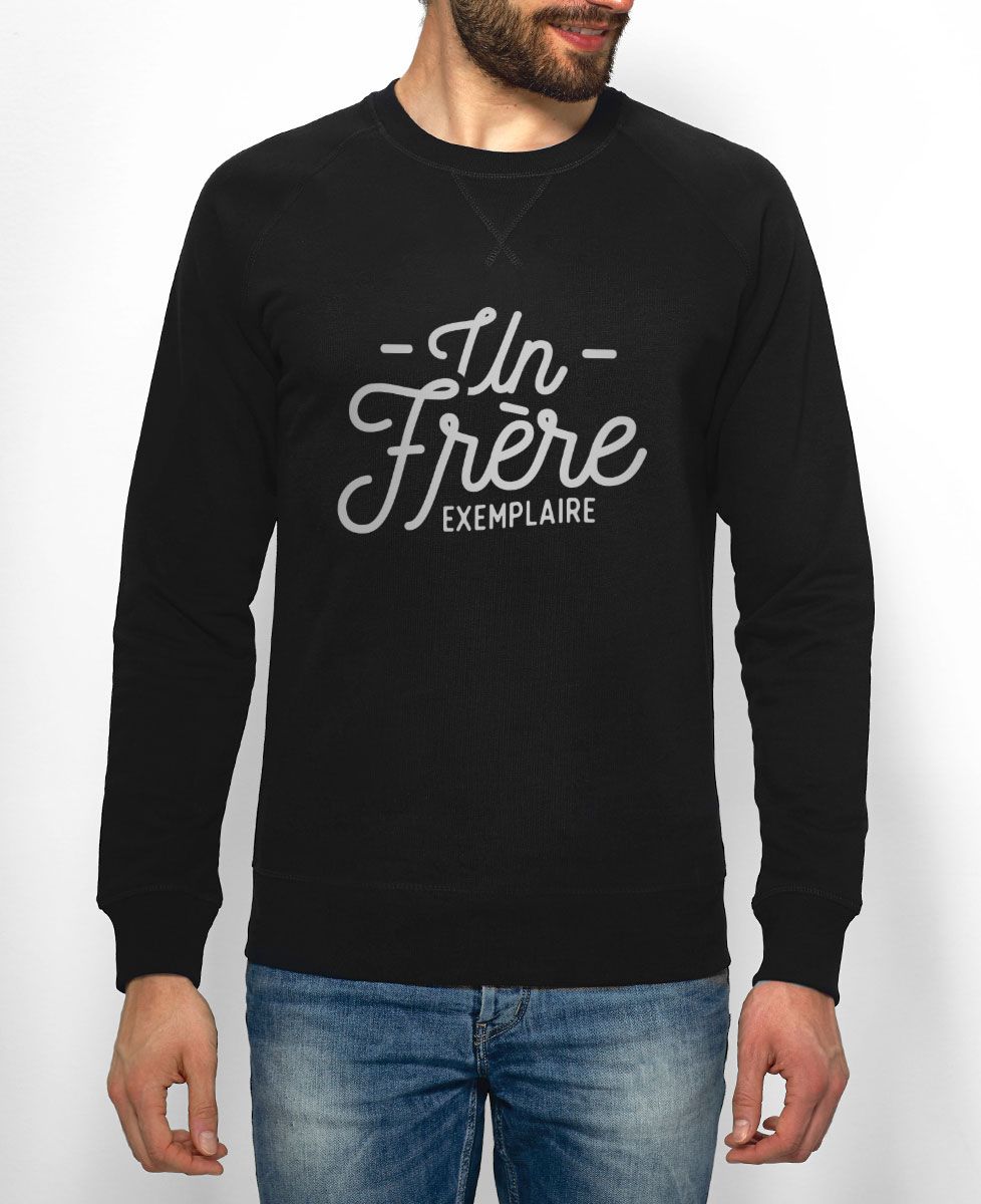 Sweatshirt homme Un frère exemplaire