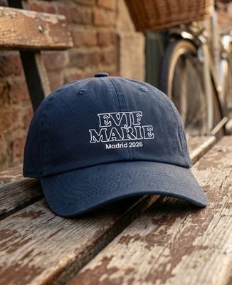Casquette Texte personnalisé et prénoms