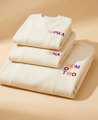 Sweatshirt Frau Mum of mehrfarbig bestickt - Geschenke Mama, Werdende Mutter/Vater