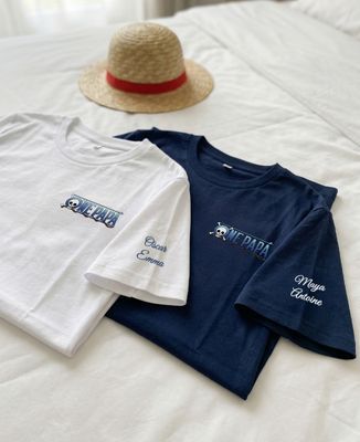 Camiseta para hombre Un papá y los nombres en la manga - Regalos para papá