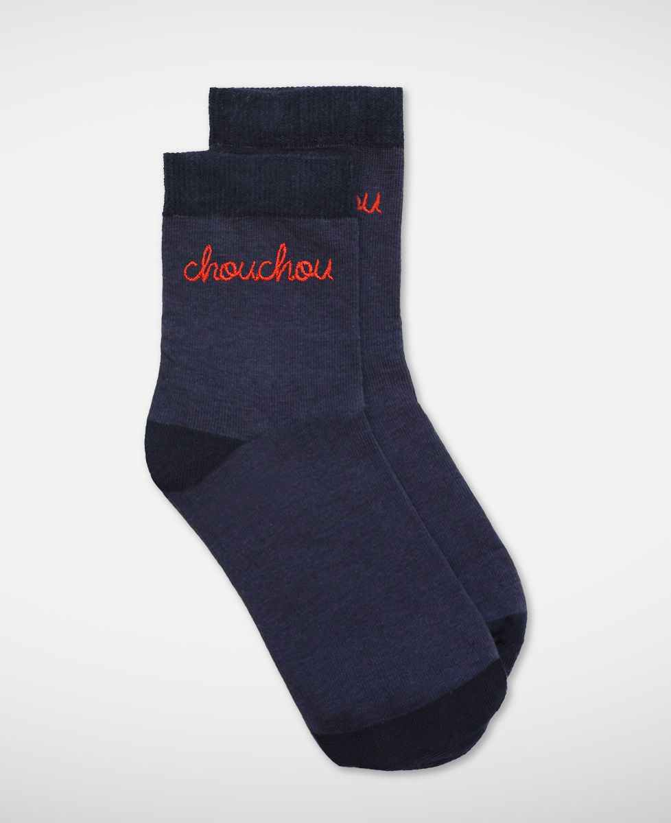 Chaussettes femme Chouchou - Cadeaux Couple, Duo assortis