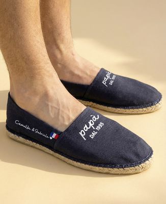 Espadrille Papà dalla data ricamata - Regali per papà, Regali per la mamma