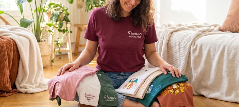 T-shirts fête des mères personnalisés : notre top 10
