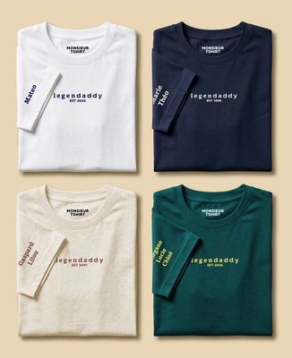 Leyenda y nombre personalizados en la manga