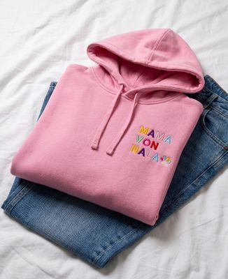 Hoodie Frauen Tiernamen-Mama mit gestickter Pfote - Papa-Geschenke, Geschenke Mama, Tiere