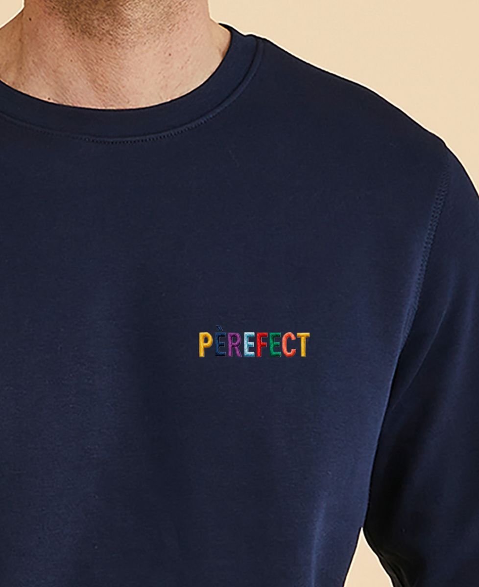 Sweatshirt homme Pèrefect multicolore - Cadeaux Papa
