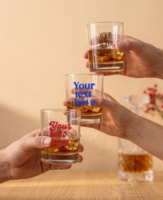 Whisky glass Colorful personal text - Gifts for Dad, Mom's gifts, Aperitif, Couple gifts, EVJF, Wedding, Woman Couple Gifts, Gifts for Couples