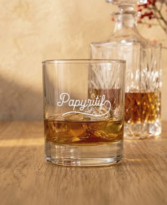 Verre à whisky Papy-ritif (gravé) - Apéro, Cadeaux Papy, Mariage